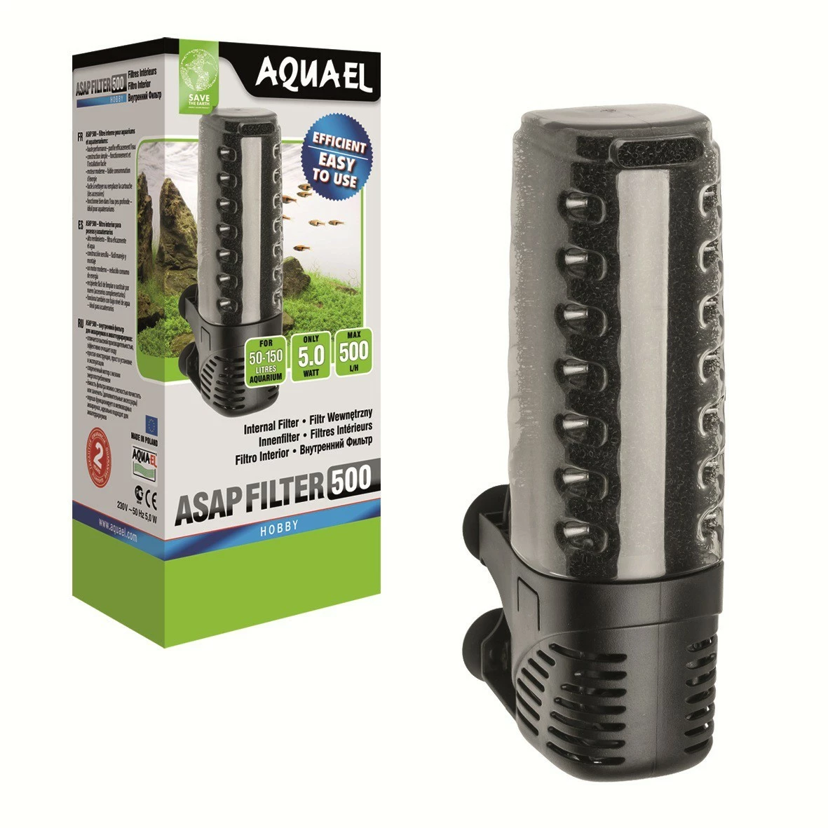 Aquael ASAP 500 Filter 1 Aquael ASAP 500 Filter